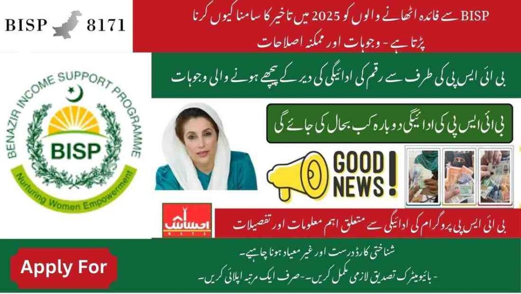 Why BISP Beneficiaries Face Delays in 2025 – Reasons & Possible Fixes